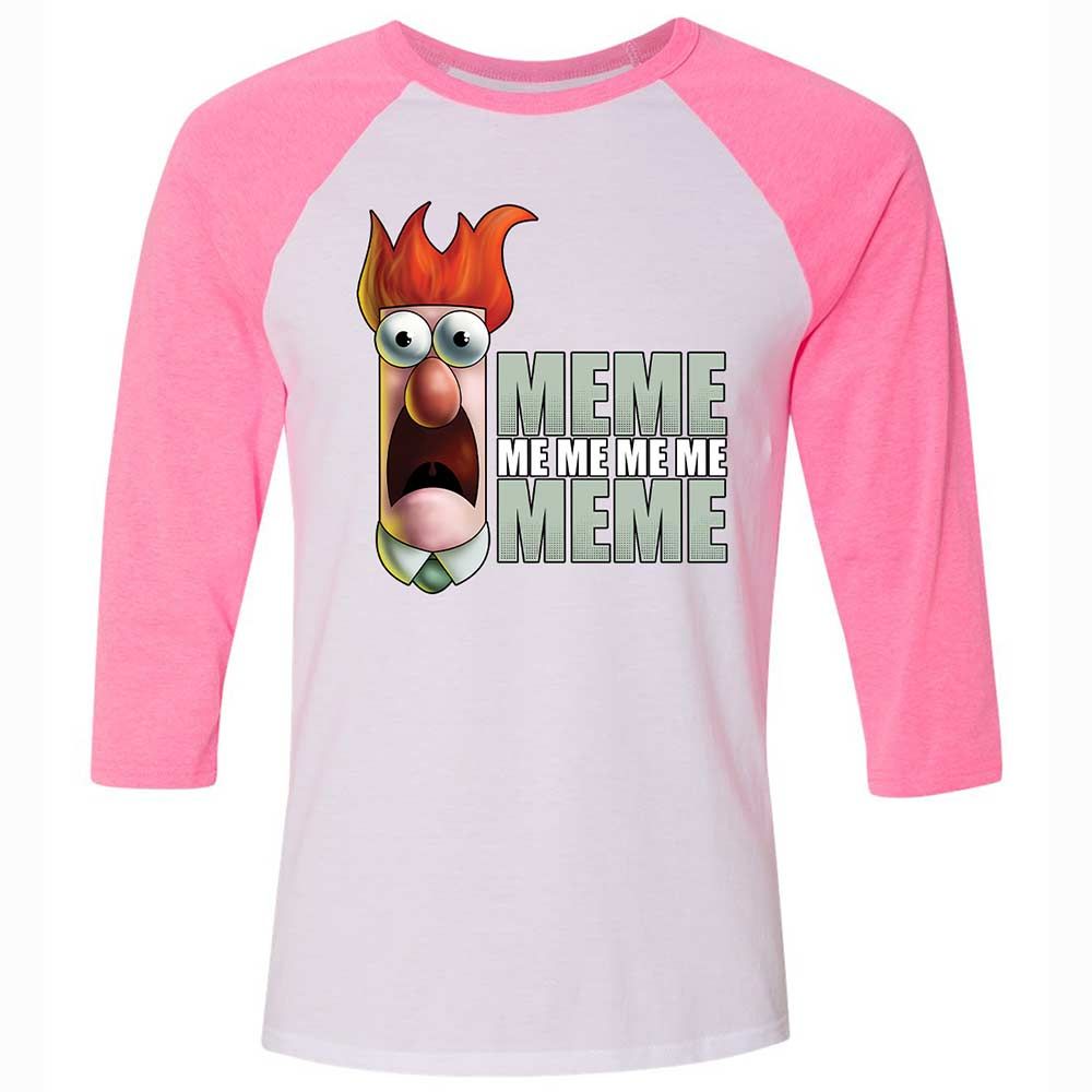 Meme me me me me Meme - White/Neon Pink - 12
