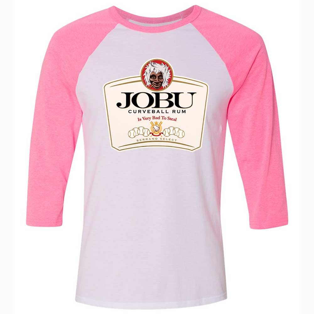 Unisex 3/4 Baseball Tee - 6XR5SKP3 - White/Neon Pink - 12