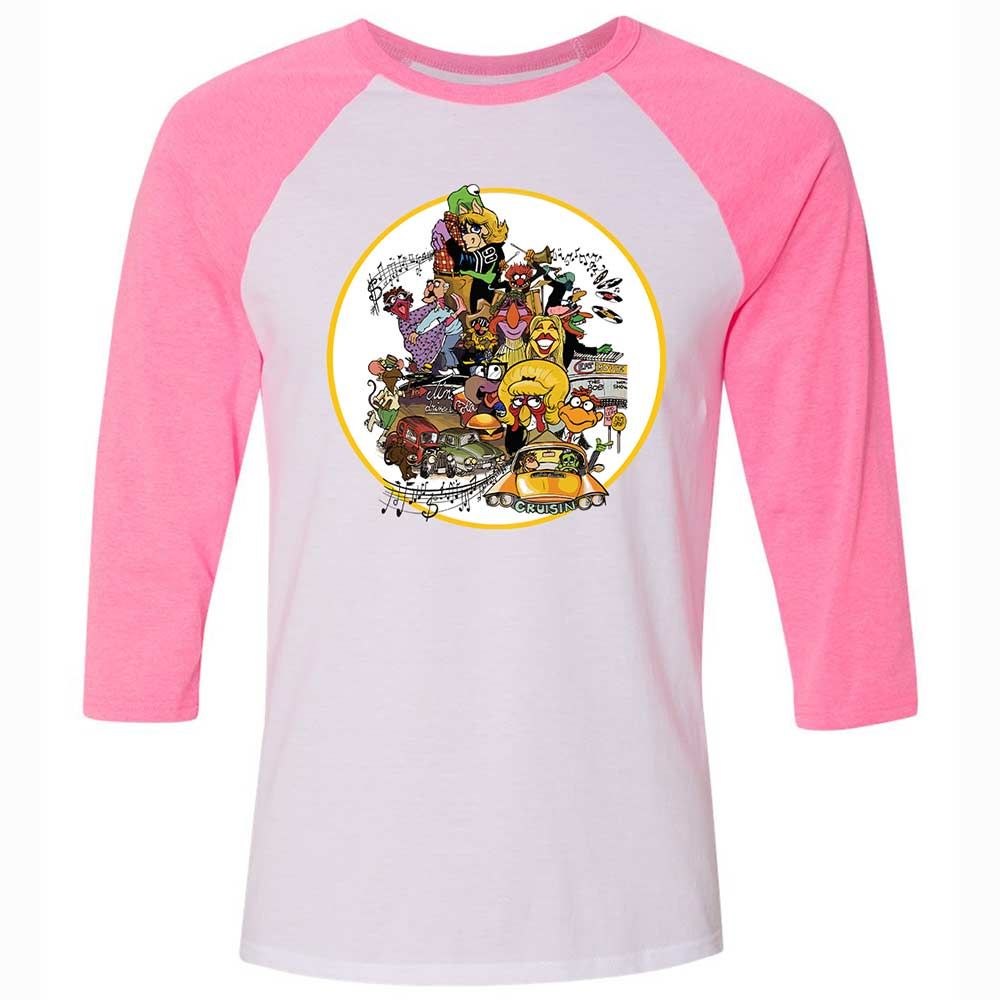 Muppet Graffiti - White/Neon Pink - 12