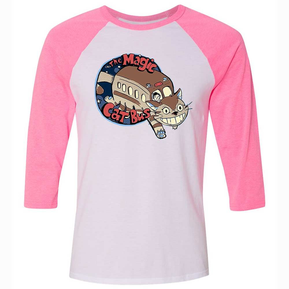 The Magic Catbus - White/Neon Pink - 12