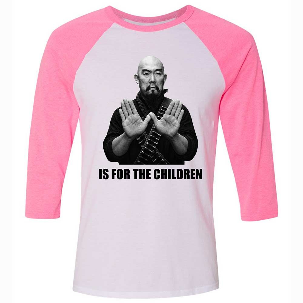 Unisex 3/4 Baseball Tee - NJQ3BZU6 - White/Neon Pink - 12