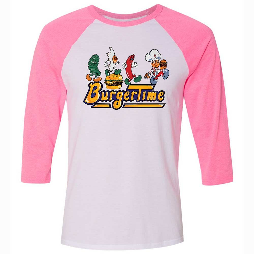 BurgerTime - White/Neon Pink - 12