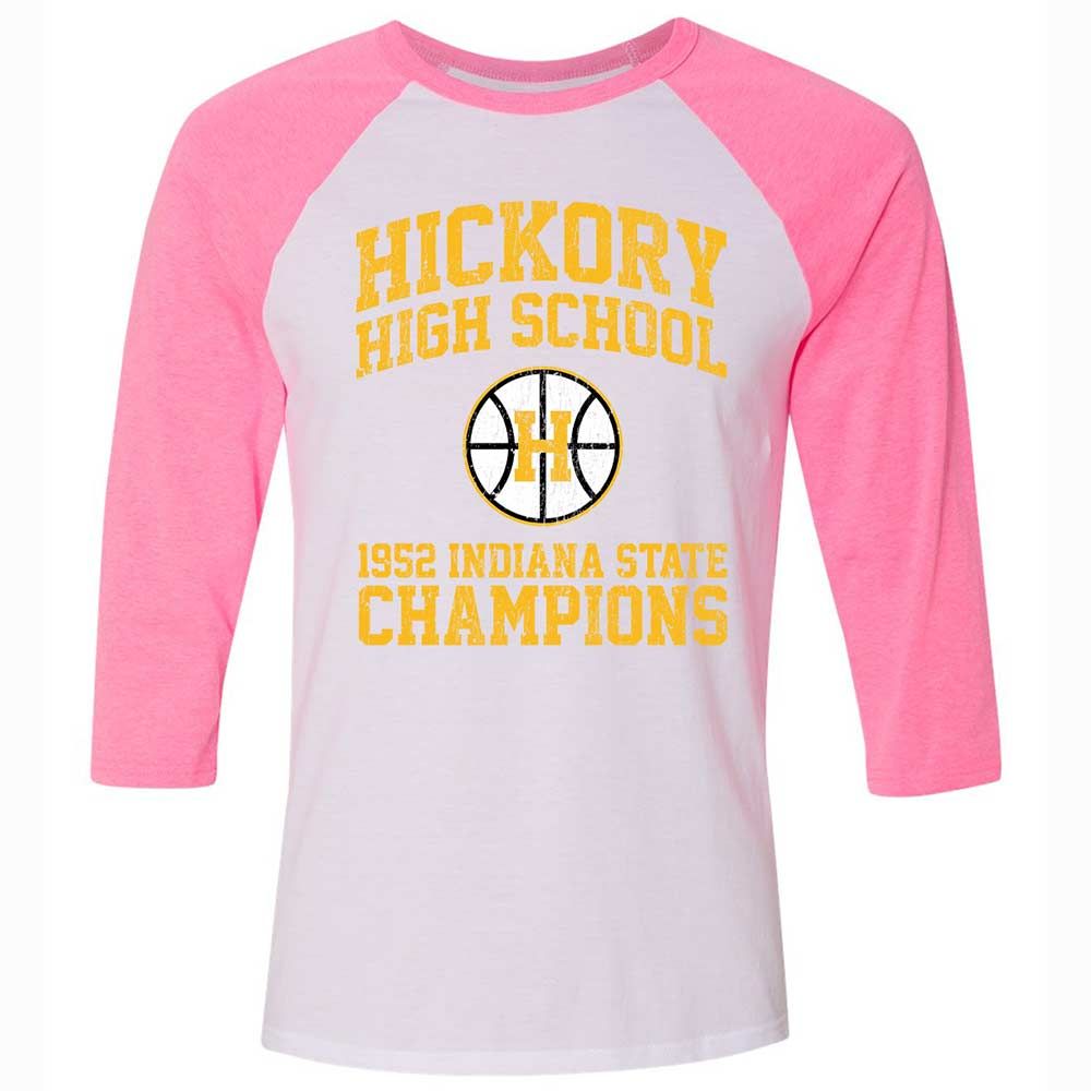 Hickory High School 1952 - White/Neon Pink - 12