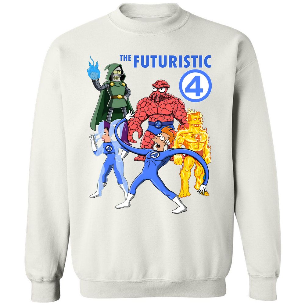 Classic Unisex Sweatshirt - 1XR3WBMX - White - 12