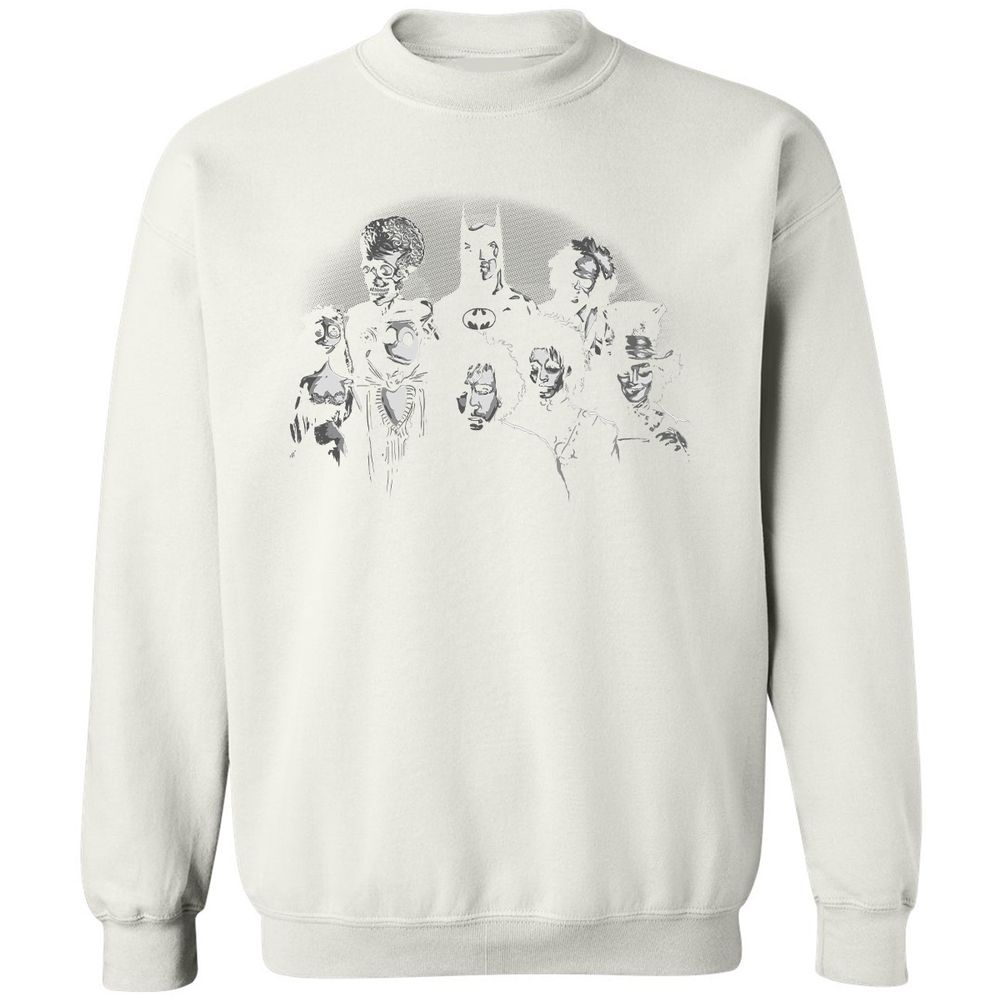Classic Unisex Sweatshirt - D3L3YHMG - White - 12