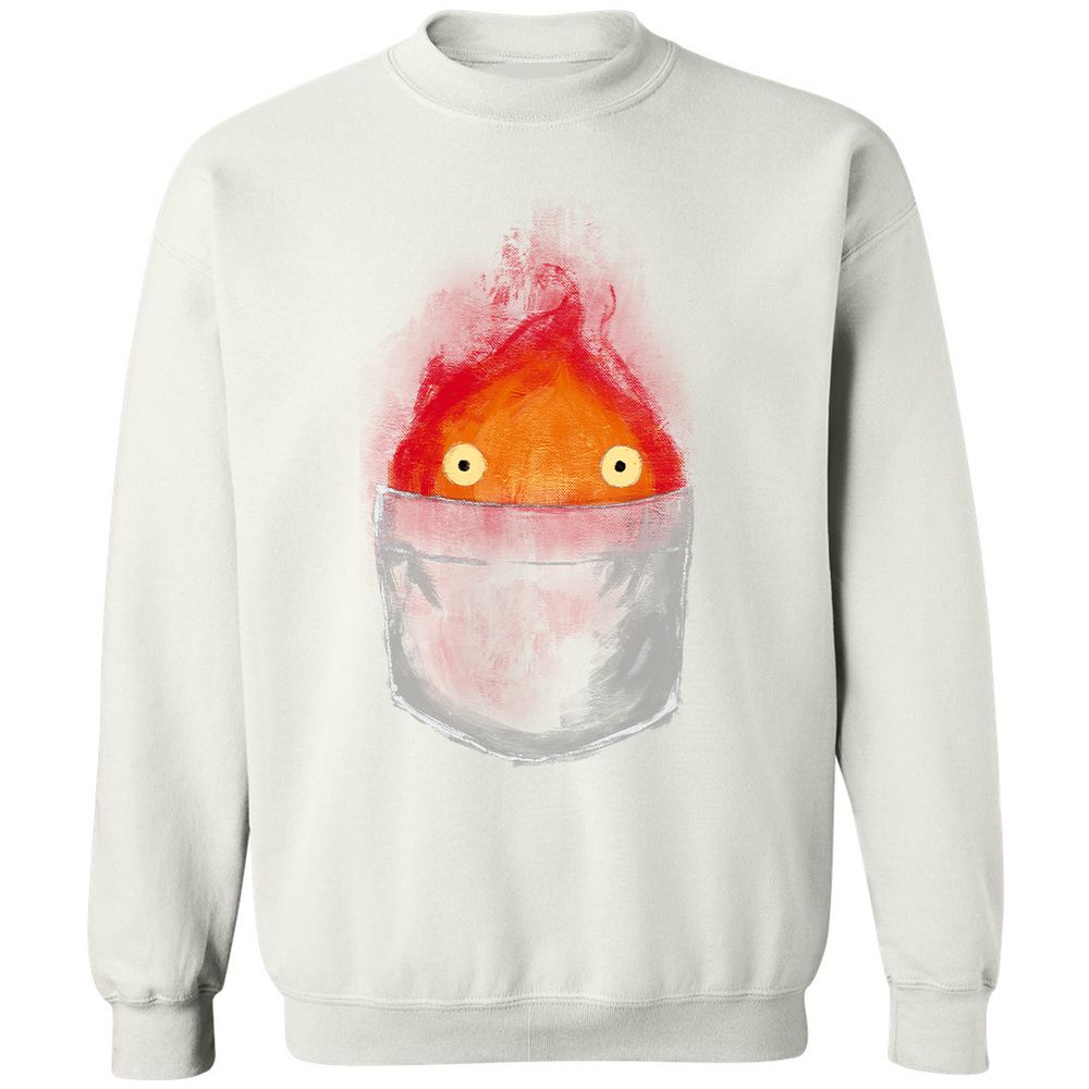 Classic Unisex Sweatshirt - T1C9KGK7 - White - 12