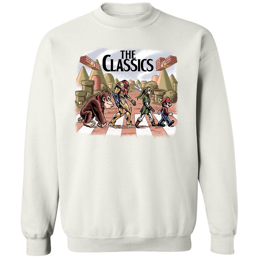 Classic Unisex Sweatshirt - TLSBRKJ1 - White - 12
