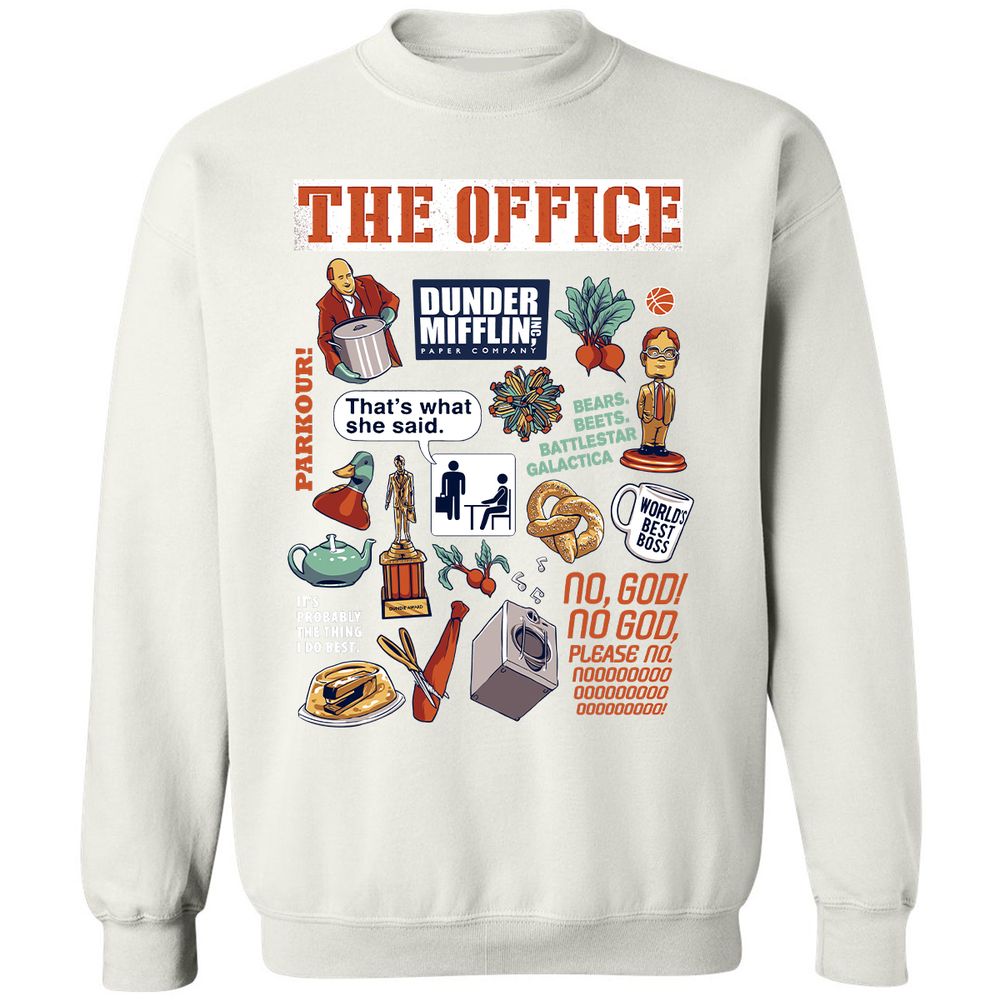 Classic Unisex Sweatshirt - B1LWPFDH - White - 12