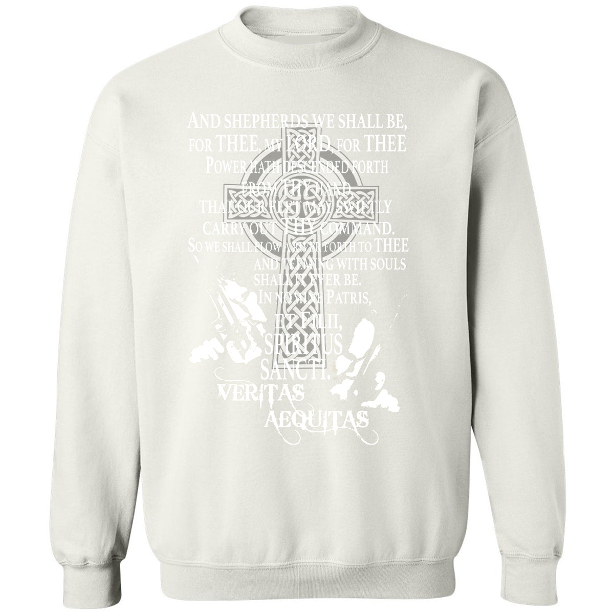 Classic Unisex Sweatshirt - A6XZLAX7 - White - 12