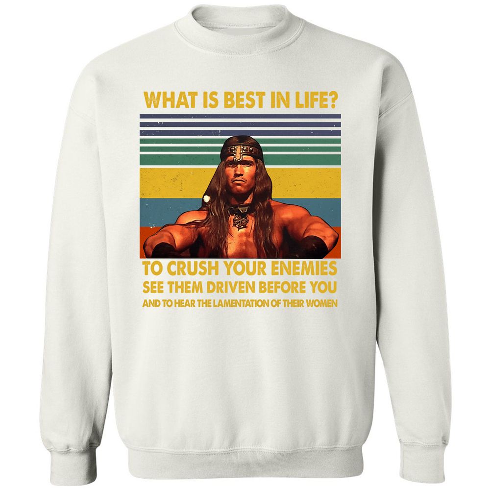 Classic Unisex Sweatshirt - W3E3MYHB - White - 12