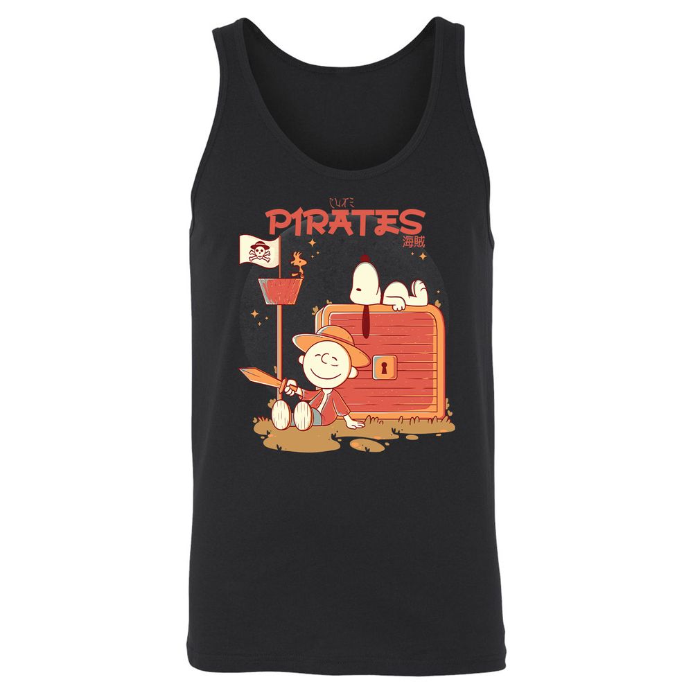 Unisex Jersey Tank - CFLXW2P3 - Black - 14