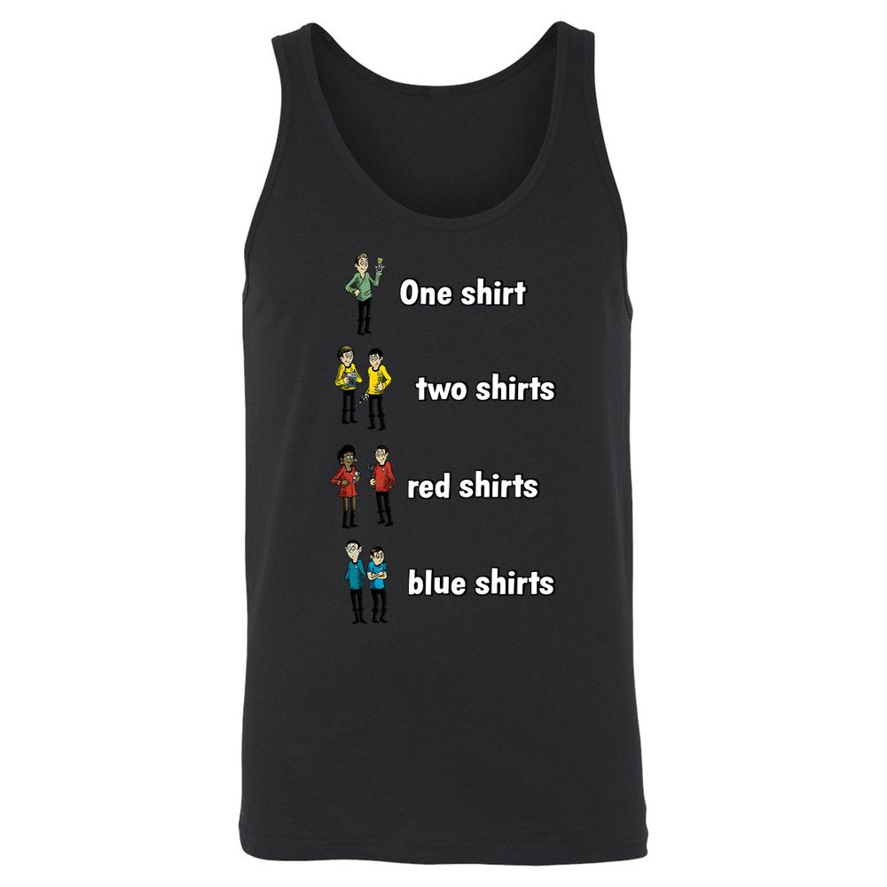 Unisex Jersey Tank - YPMCXEH7 - Black - 14