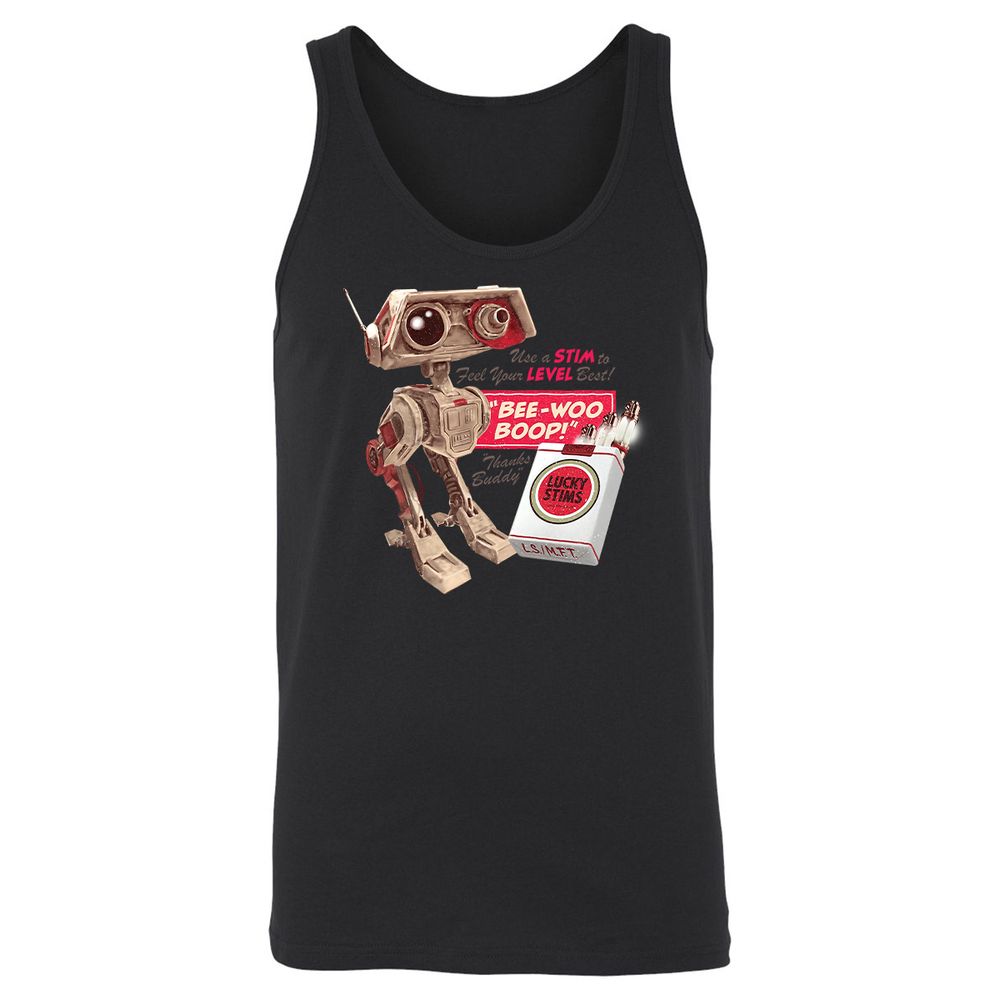 Unisex Jersey Tank - 91ZDDTXQ - Black - 14