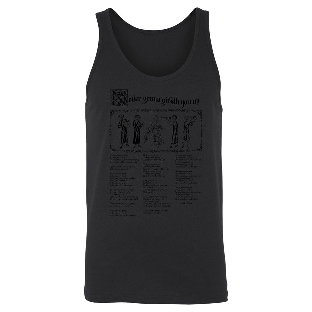 Unisex Jersey Tank - ZPRKQQX5 - Black - 14