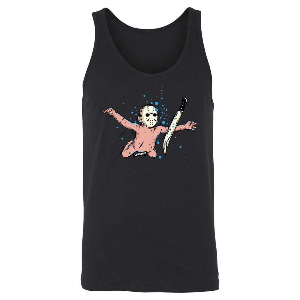 Unisex Jersey Tank - VLQCDAW5 - Black - 14