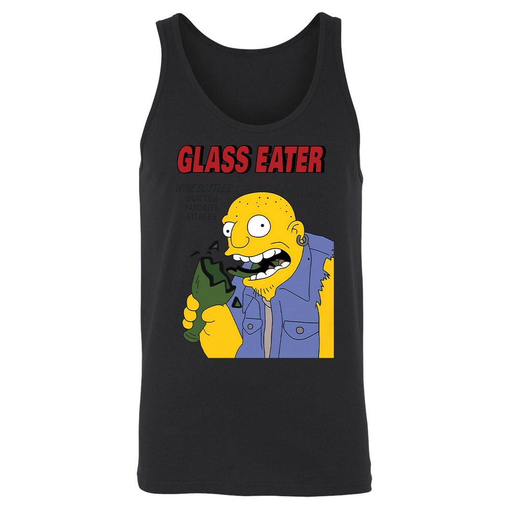Unisex Jersey Tank - CU37WVVB - Black - 14