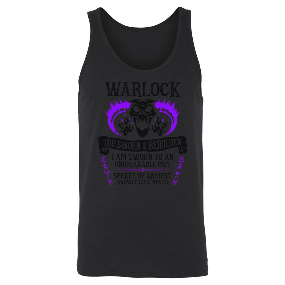 Unisex Jersey Tank - QSJY812X - Black - 14