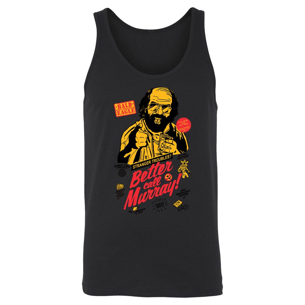 Unisex Jersey Tank - Q8J67YAP - Black - 14
