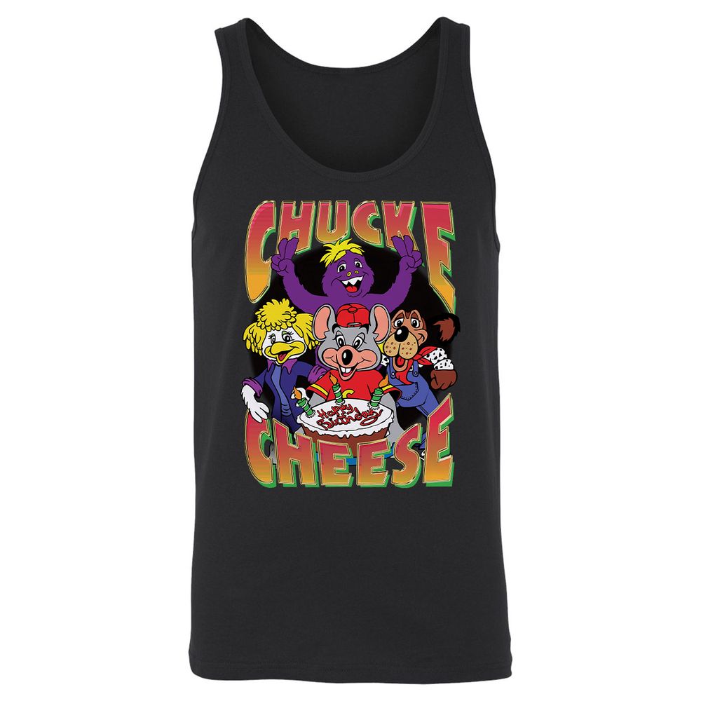 Unisex Jersey Tank - D5UVB6JP - Black - 14