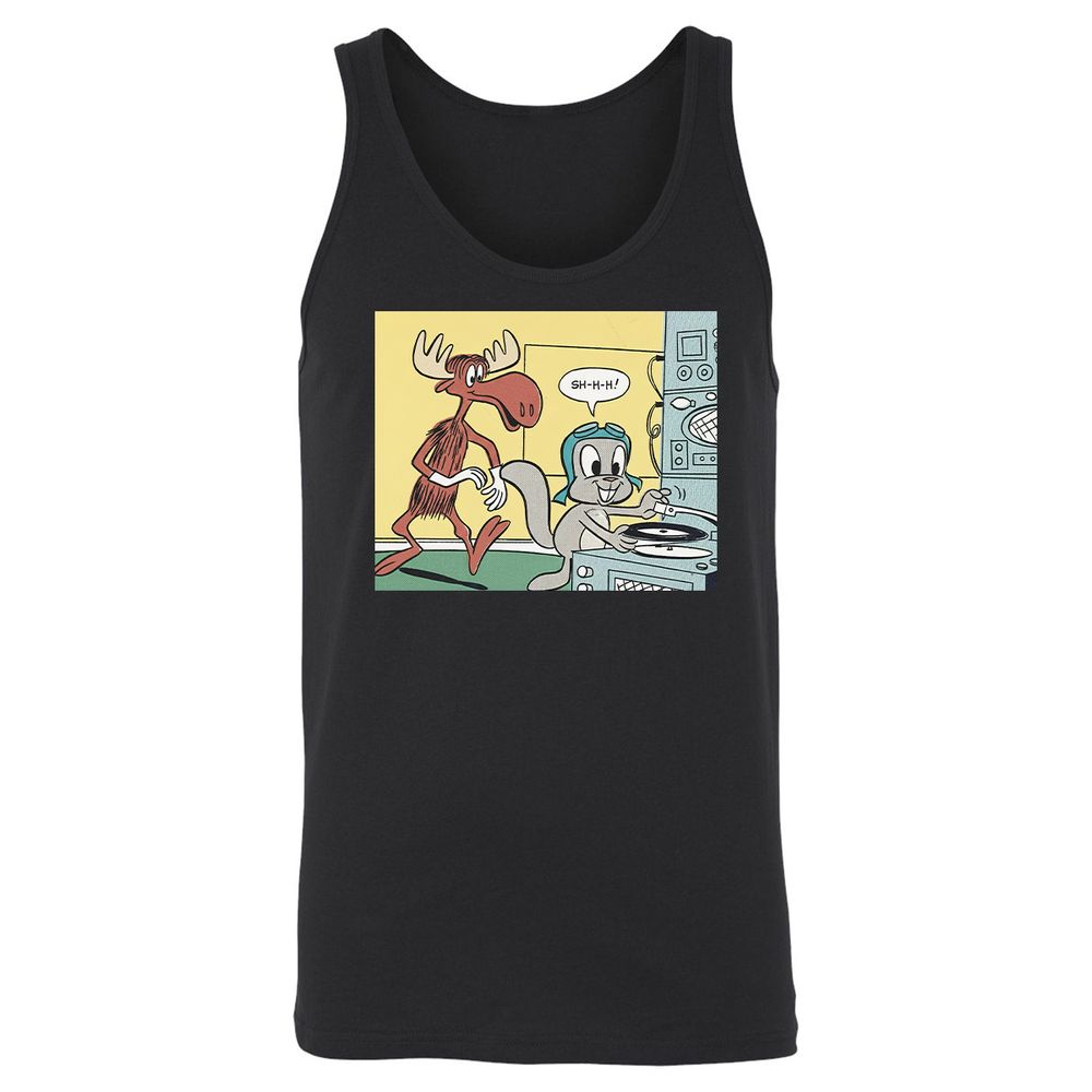 Unisex Jersey Tank - QP67AM9Q - Black - 14