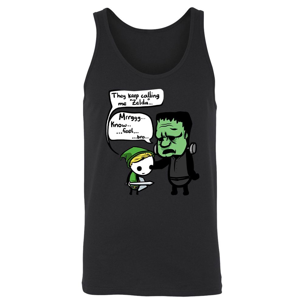 Unisex Jersey Tank - TT4L93ZC - Black - 14