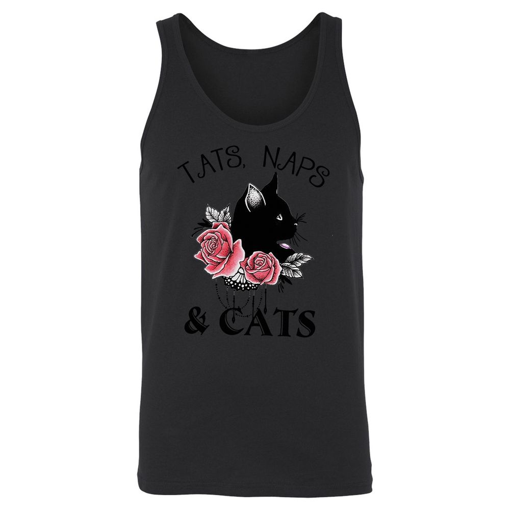 Unisex Jersey Tank - 3C7HAXSN - Black - 14