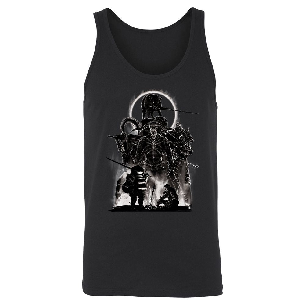 Unisex Jersey Tank - GWNWSLVV - Black - 14