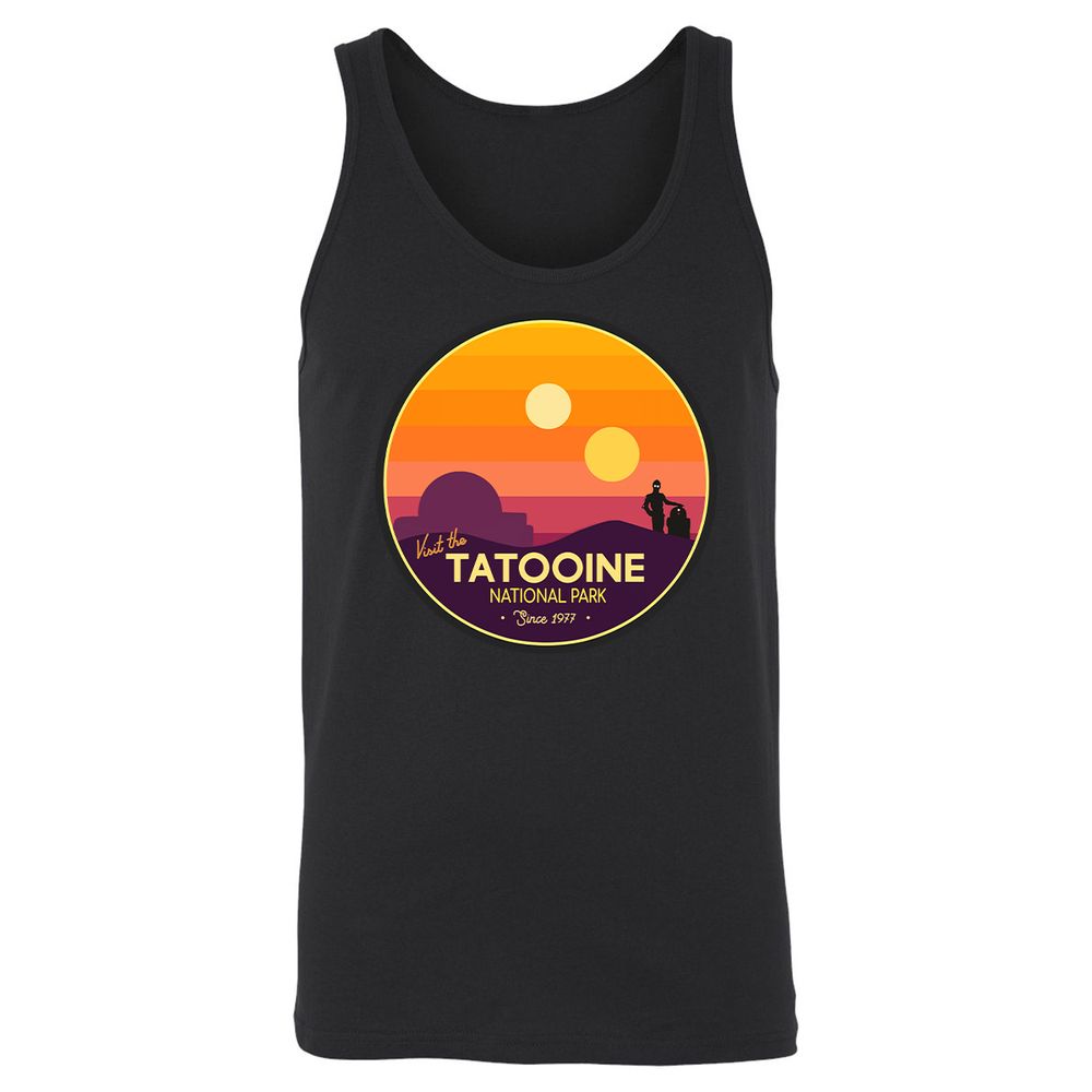 Unisex Jersey Tank - VVDB4TF6 - Black - 14