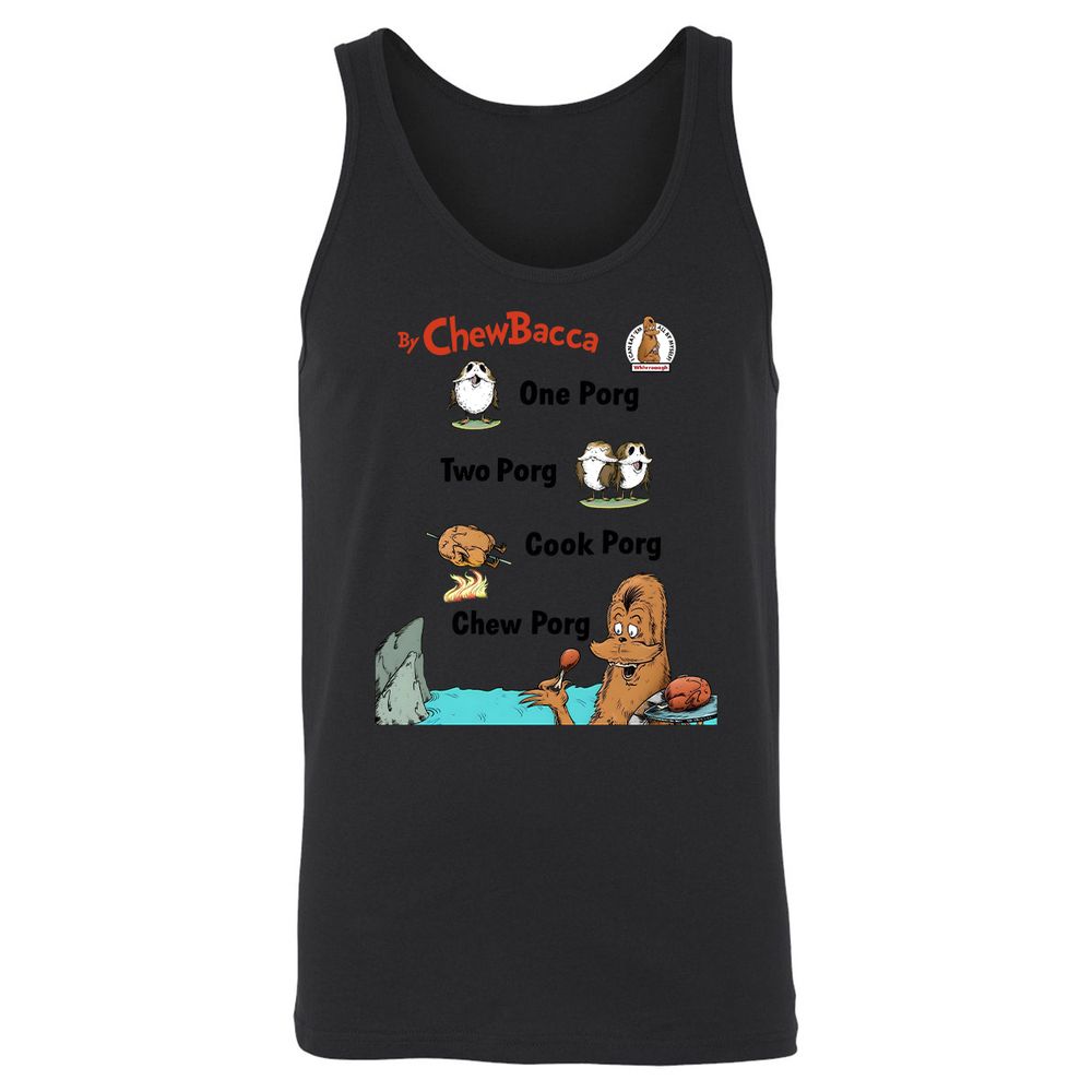 Unisex Jersey Tank - KWWFNHVS - Black - 14