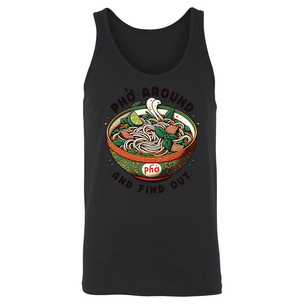 Unisex Jersey Tank - DEDQ4PBW - Black - 14