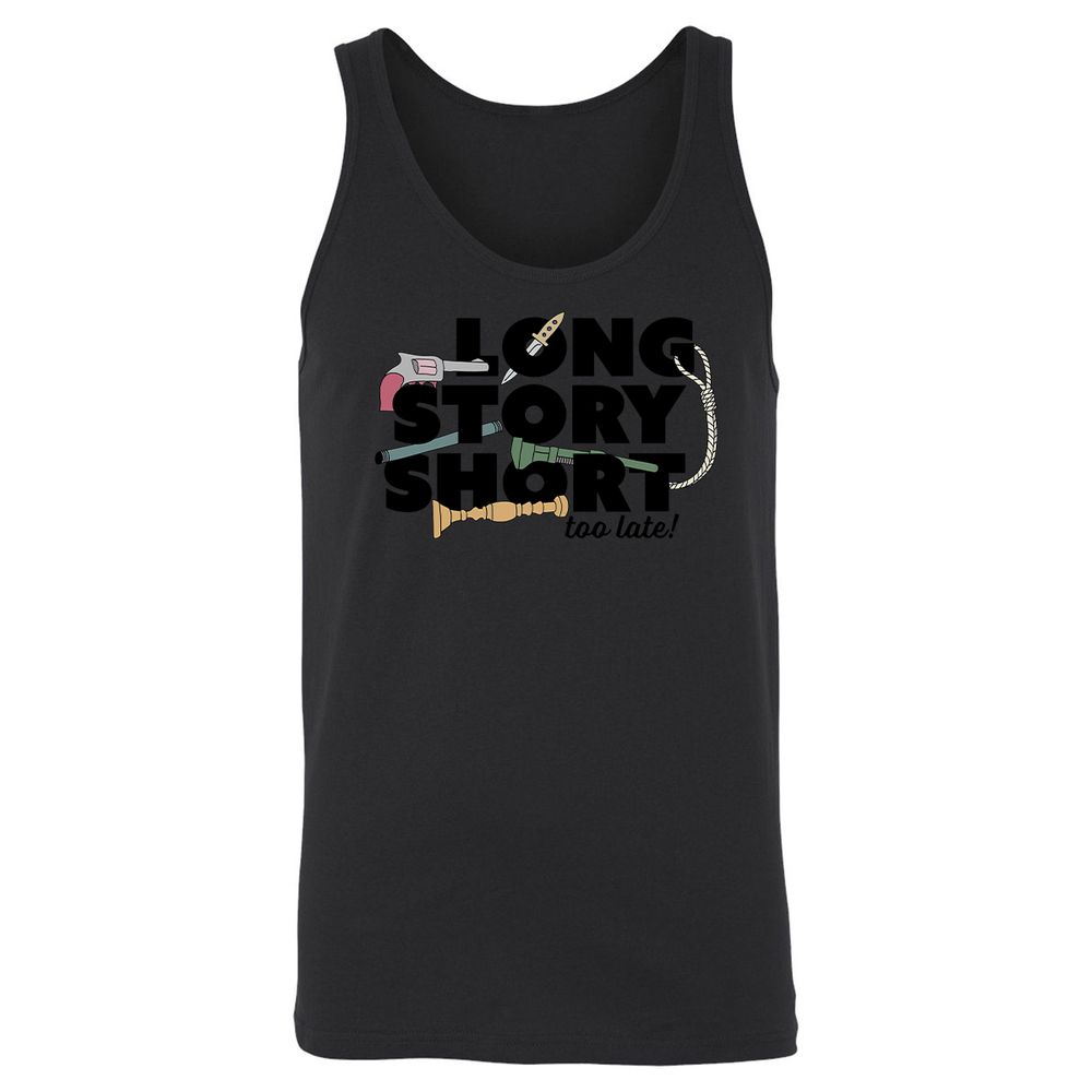 Unisex Jersey Tank - KT7LY6VQ - Black - 14