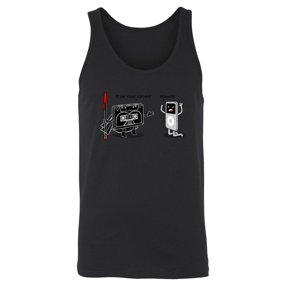 Unisex Jersey Tank - RNQFTLUK - Black - 14