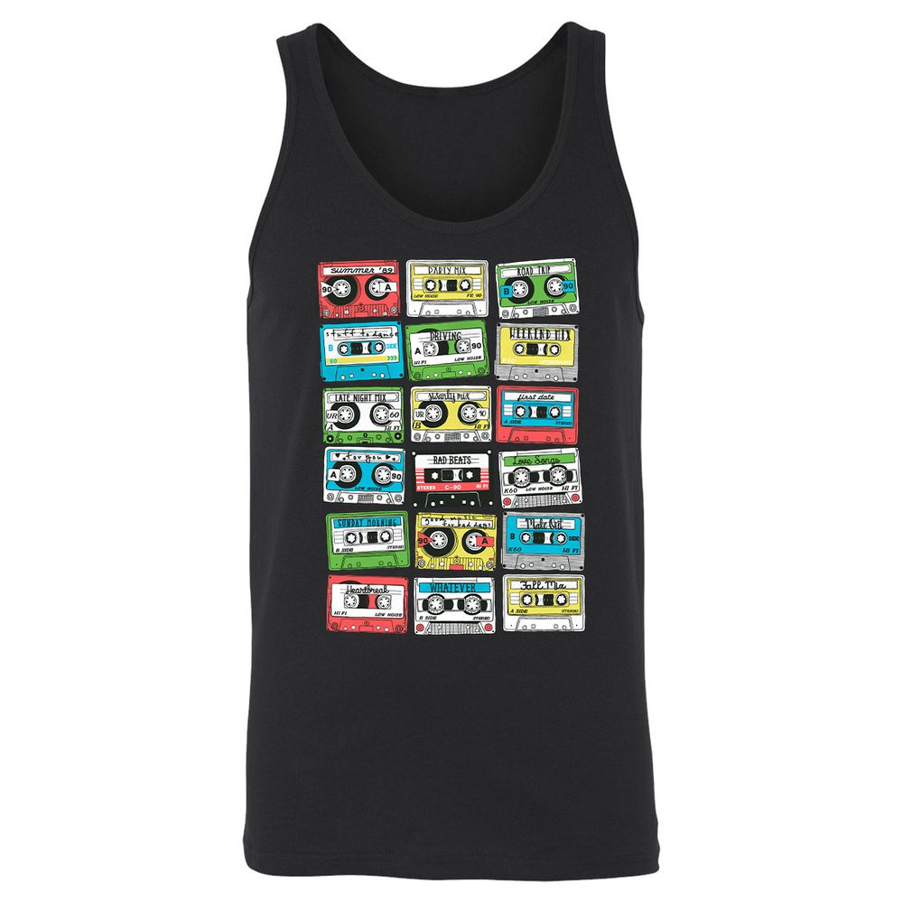 Unisex Jersey Tank - A6P5G3JW - Black - 14