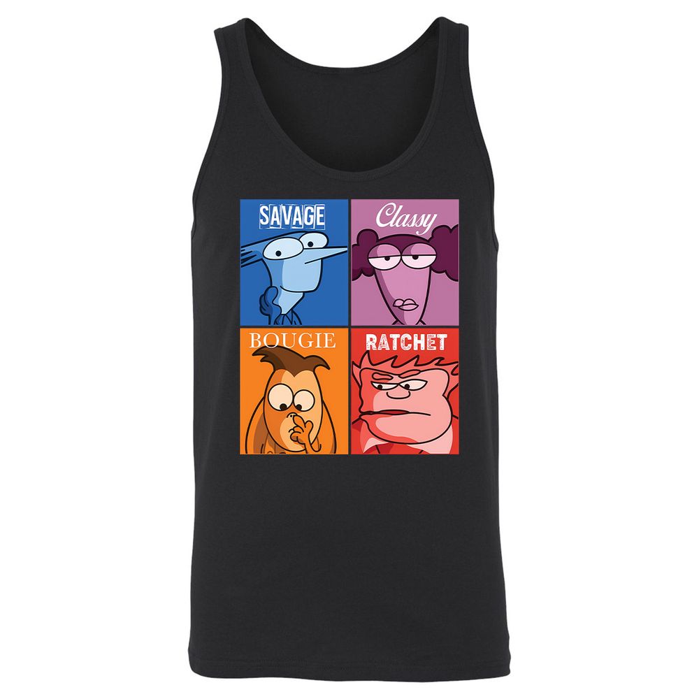 Unisex Jersey Tank - XGV6JA87 - Black - 14