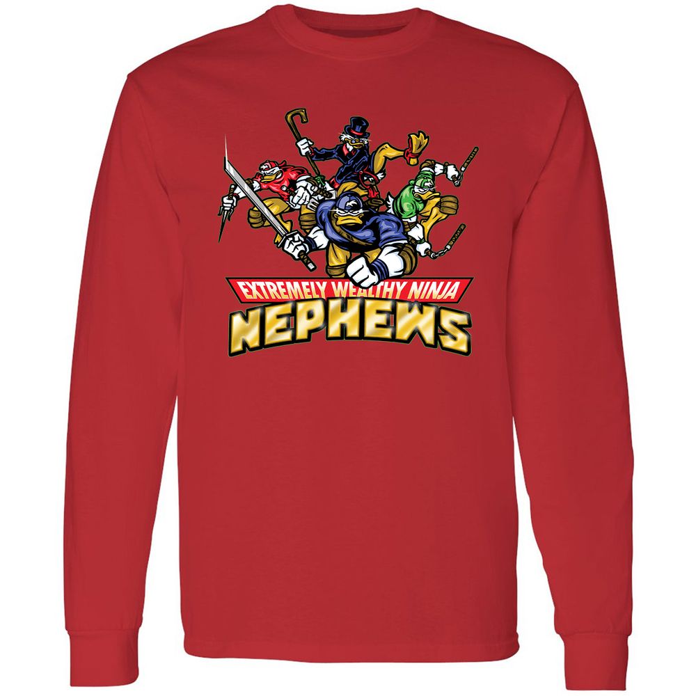 Long Sleeve T-Shirt - RX59QF3A - Red - 14