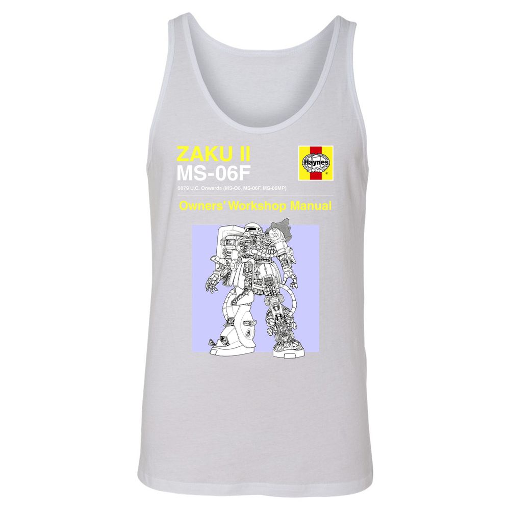 Unisex Jersey Tank - GN7HL18Q - White - 14