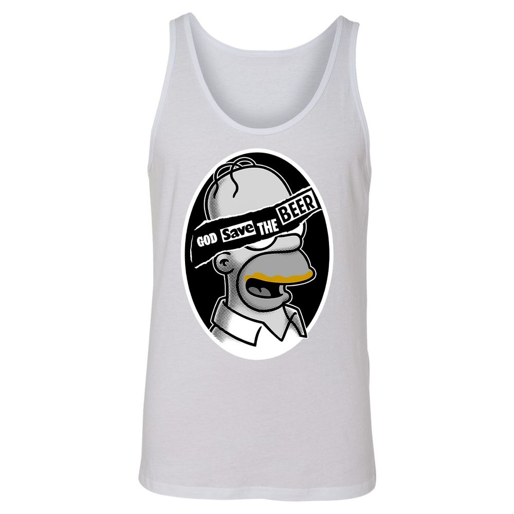 Unisex Jersey Tank - EUTY9PUP - White - 14