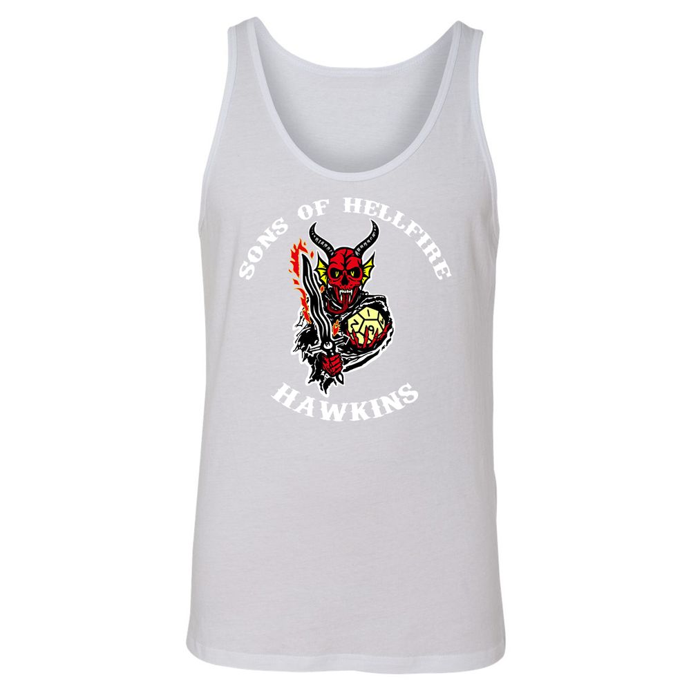 Unisex Jersey Tank - BKP87CNN - White - 14