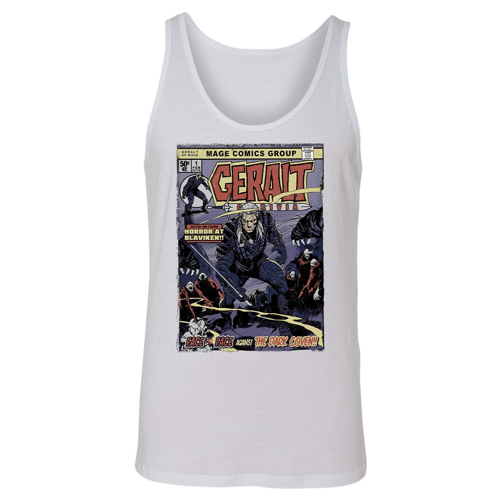 Unisex Jersey Tank - UD9VZRKG - White - 14