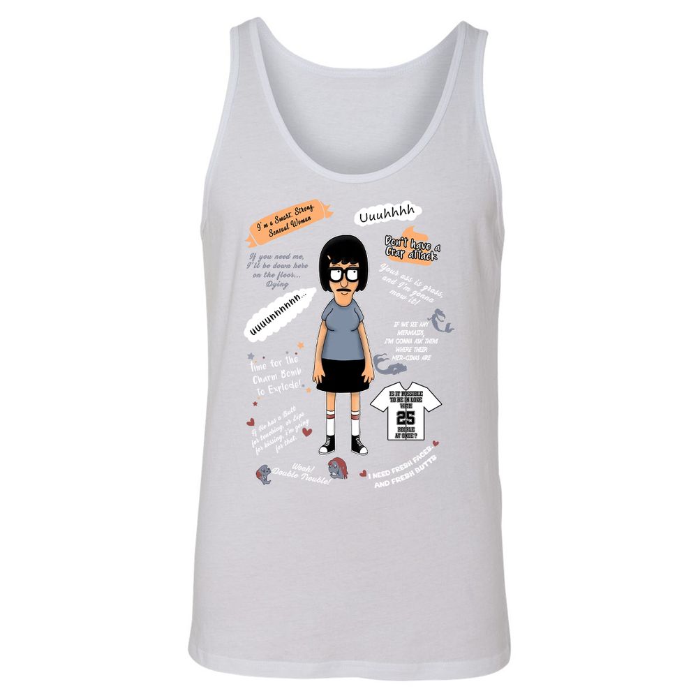 Unisex Jersey Tank - 9X2QMVES - White - 14
