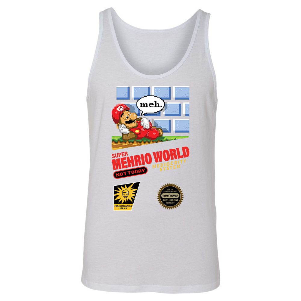 Unisex Jersey Tank - HPWHATG9 - White - 14