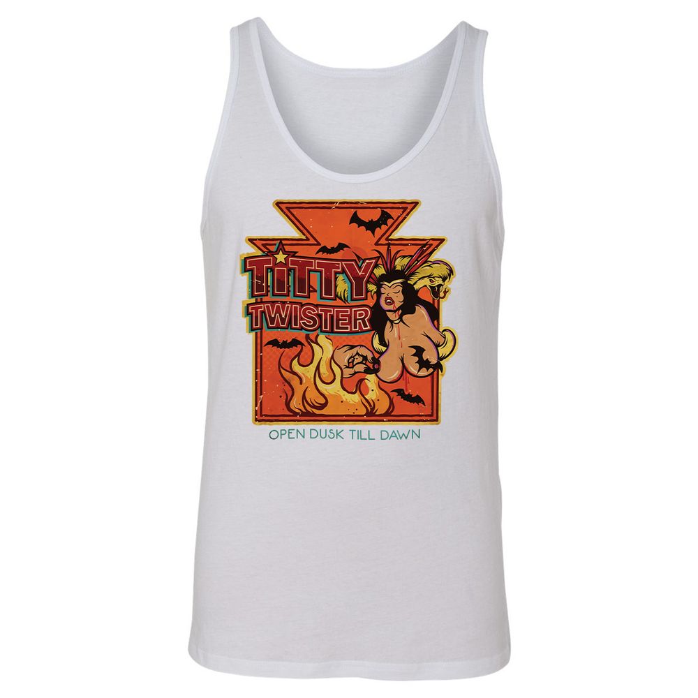 Unisex Jersey Tank - ZNUPU886 - White - 14