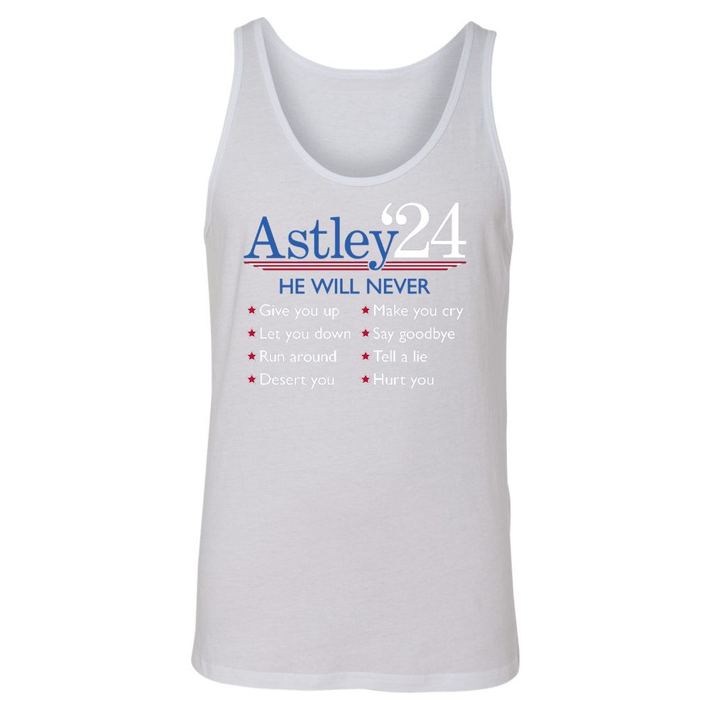 Unisex Jersey Tank - 1BS6X2M8 - White - 14