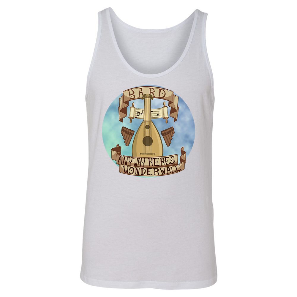 Unisex Jersey Tank - YLXFCFTT - White - 14