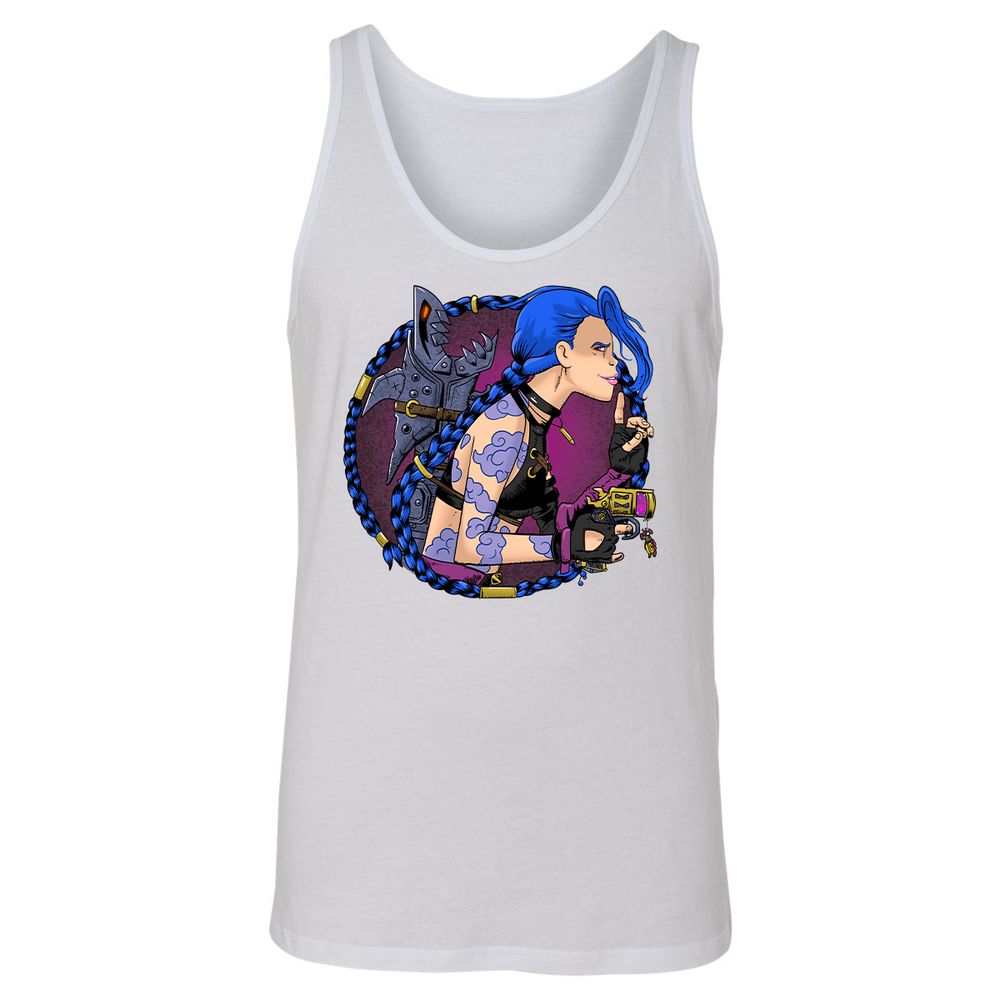 Unisex Jersey Tank - 83F31PBF - White - 14