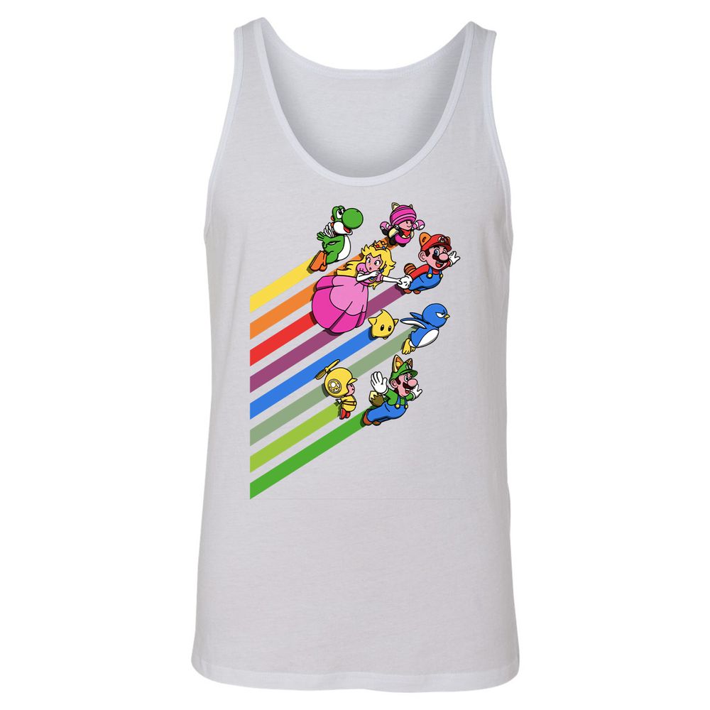 Unisex Jersey Tank - PWRMCXYS - White - 14