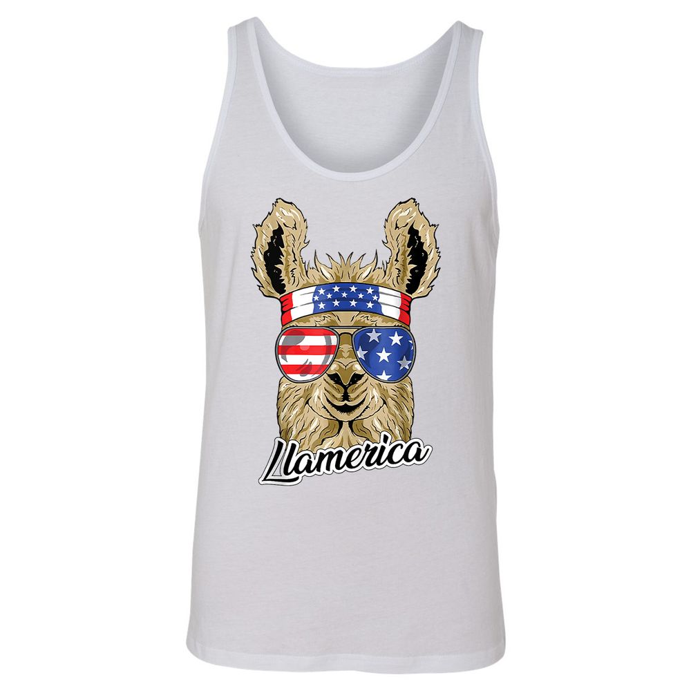 Unisex Jersey Tank - HTTXUFYA - White - 14