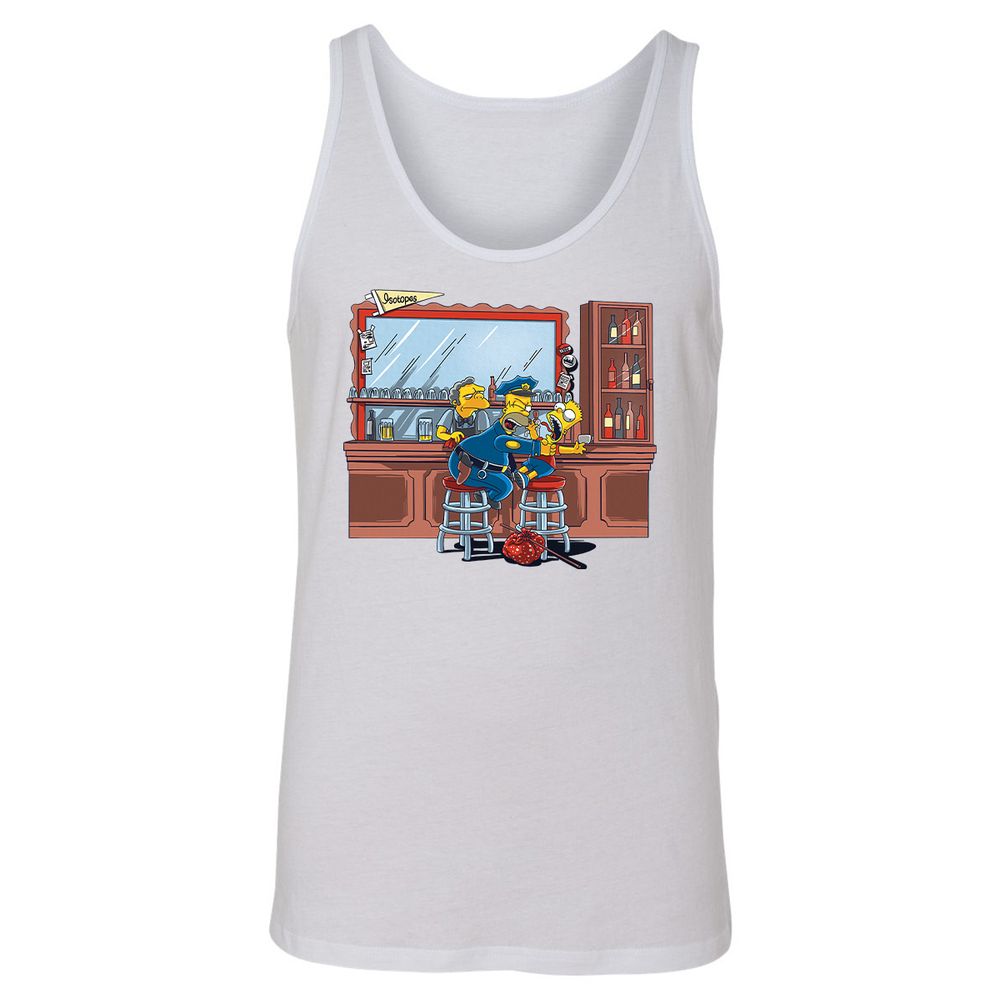 Unisex Jersey Tank - H41D7AGV - White - 14