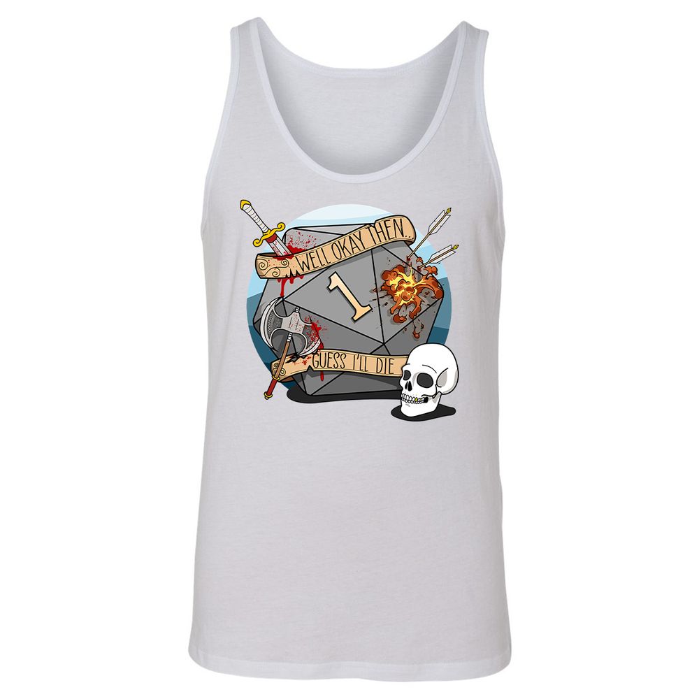 Unisex Jersey Tank - R796XEP3 - White - 14