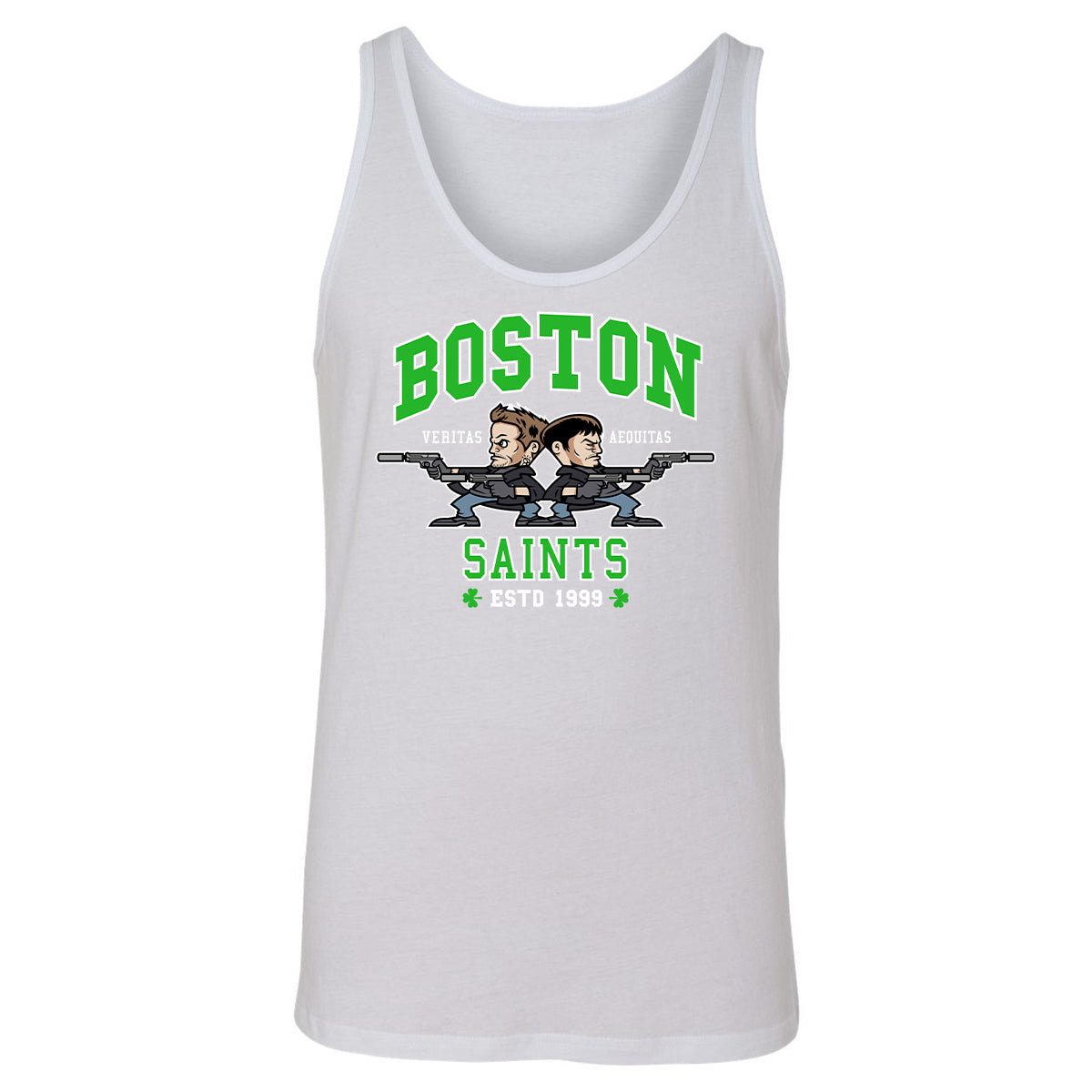 Unisex Jersey Tank - UGBVEBUH - White - 14